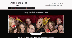 Desktop Screenshot of partybooth.org